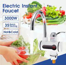 Instant Electric Water Heater Tap With LED Temperature Display